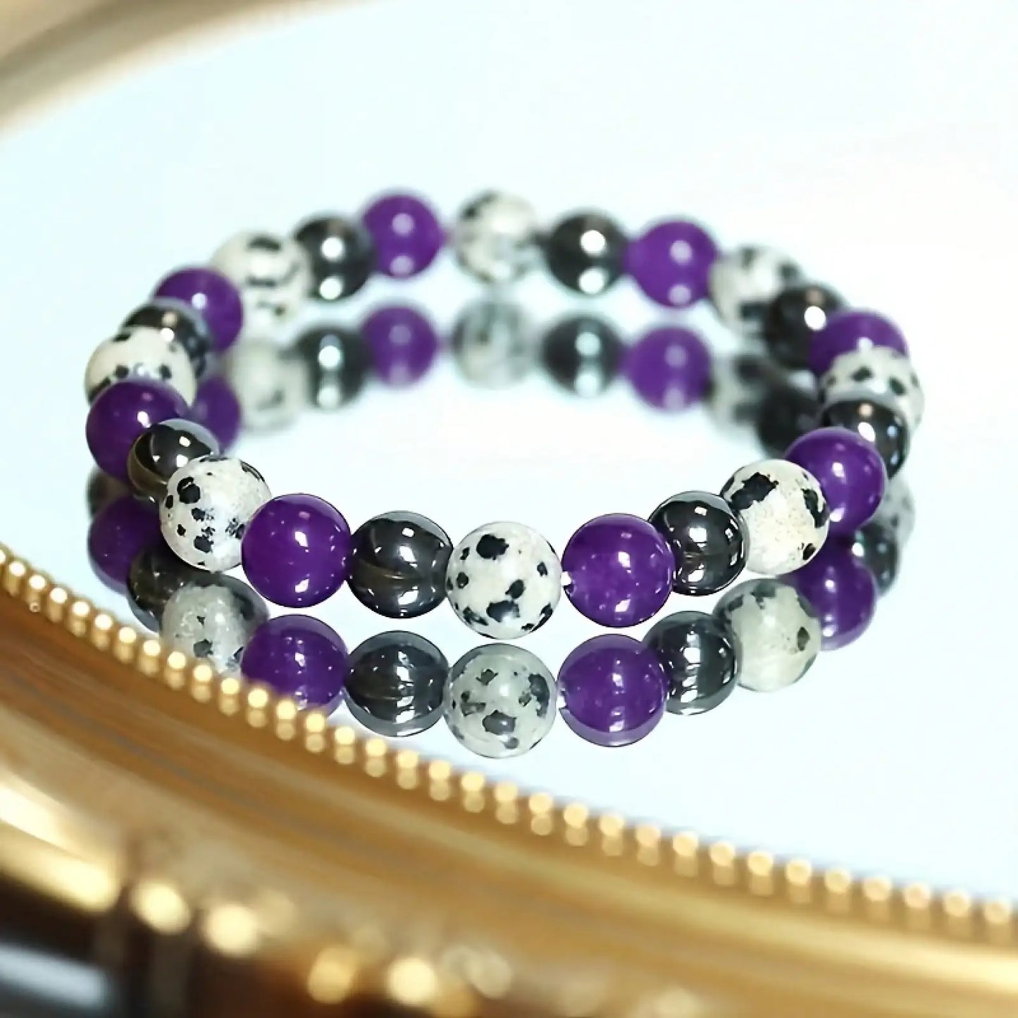 Black Onyx & Purple Mystic Veil