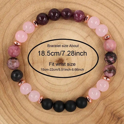 Black Agate & Rose Quartz Harmony