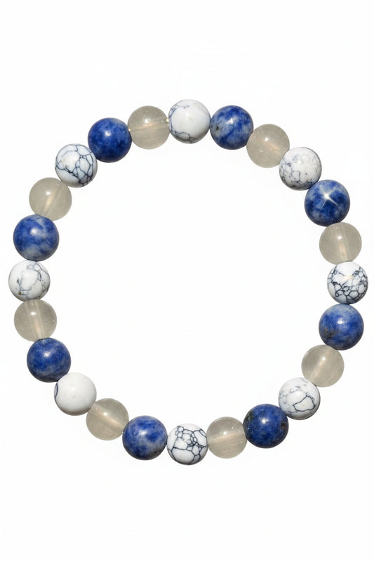 Lapis Lazuli & White Turquoise Dream