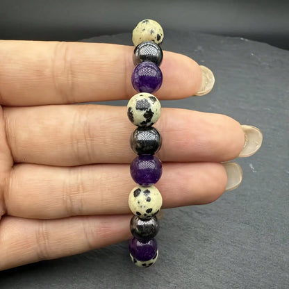 Black Onyx & Purple Mystic Veil
