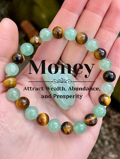 "Emerald Harmony Jade" – Mystical Balance & Healing Bracelet