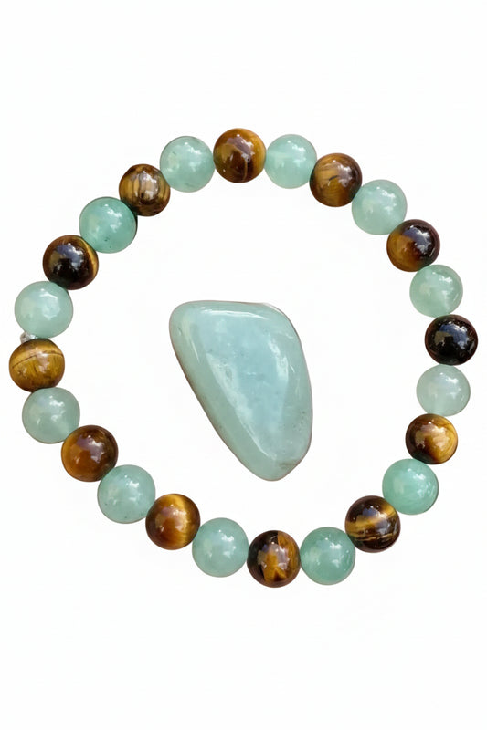 "Emerald Harmony Jade" – Mystical Balance & Healing Bracelet