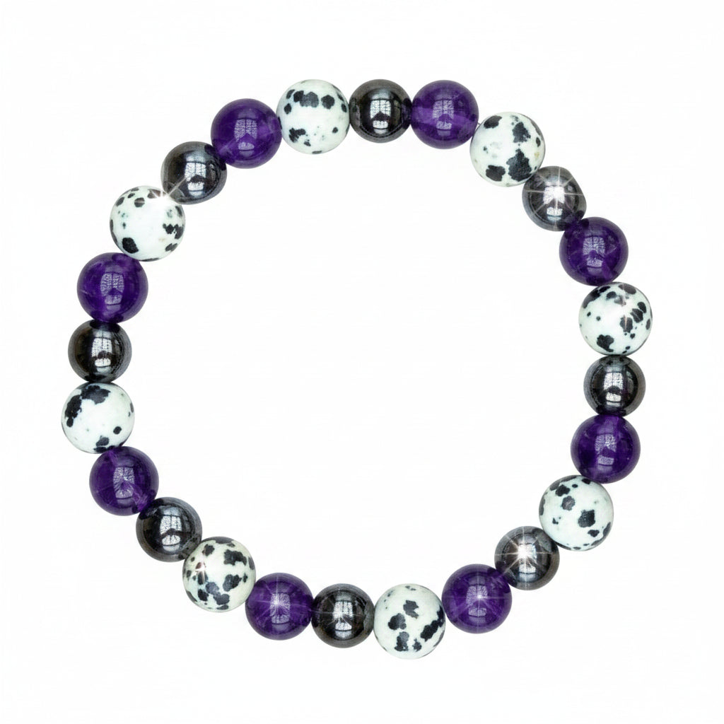 Black Onyx & Purple Mystic Veil