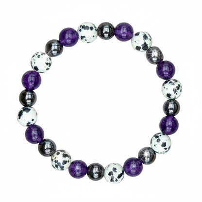 Black Onyx & Purple Mystic Veil