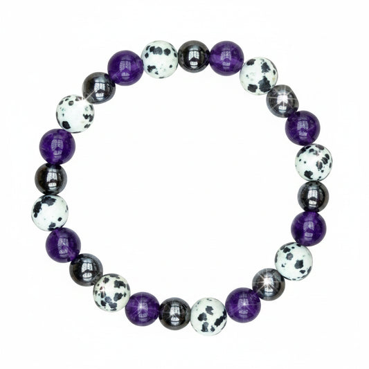 Black Onyx & Purple Mystic Veil