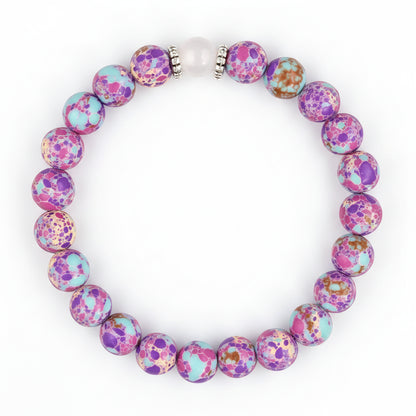 "Calm Guardian Agate & Hematite" – Anxiety Relief Mystical Bracelet