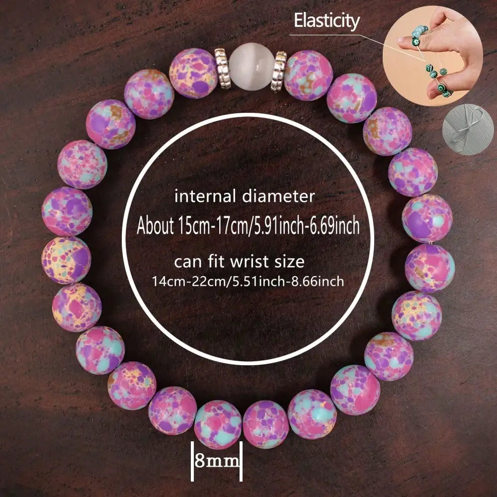 "Calm Guardian Agate & Hematite" – Anxiety Relief Mystical Bracelet