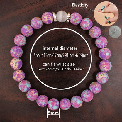 "Calm Guardian Agate & Hematite" – Anxiety Relief Mystical Bracelet