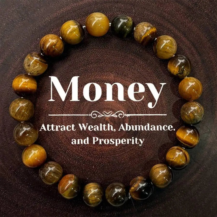 "Galaxy of Luck" Natural Tiger's Eye Bracelet