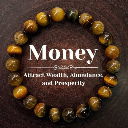 "Galaxy of Luck" Natural Tiger's Eye Bracelet